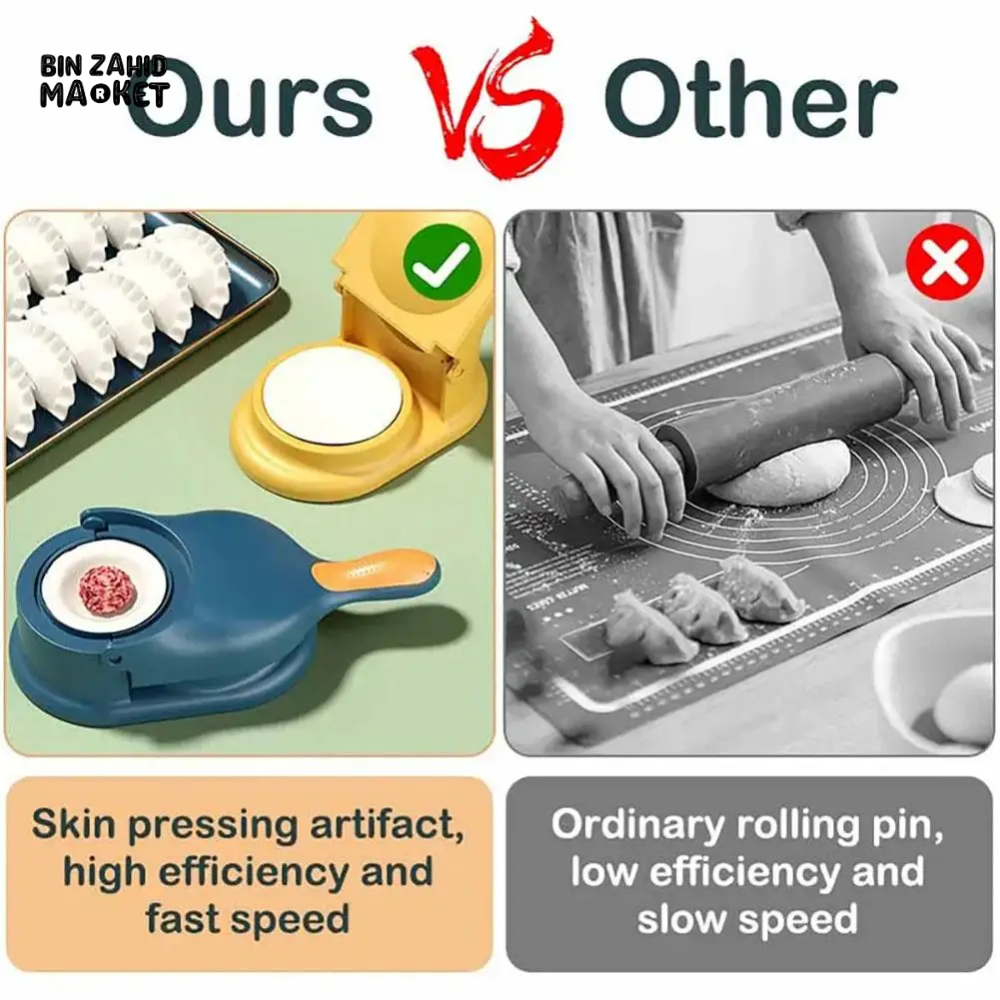 2IN1 DUMPLING MAKER & DOUGH MOLDER