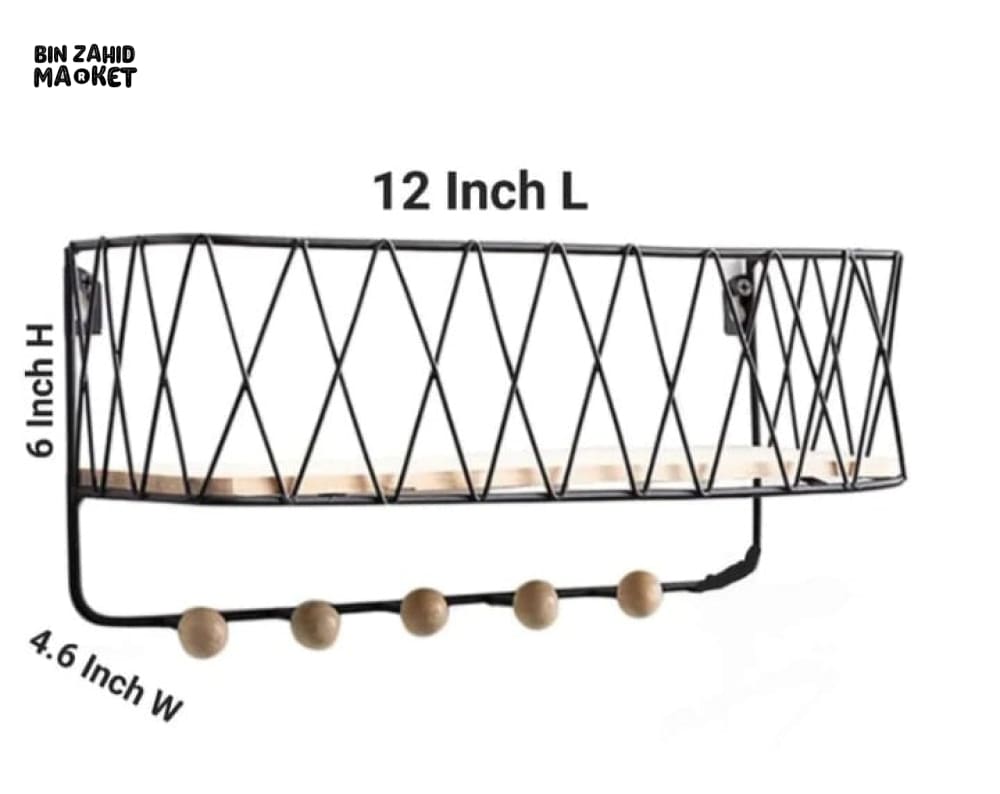 CRISS-CROSS WALL UTILITY SHELF