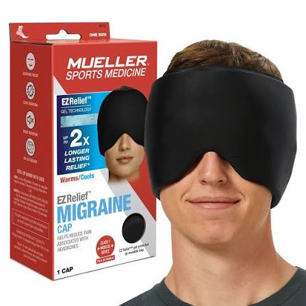 Migraine Relief Ice Head Cap – 360° Hot & Cold Therapy for Headache, Stress & Sinus Pain